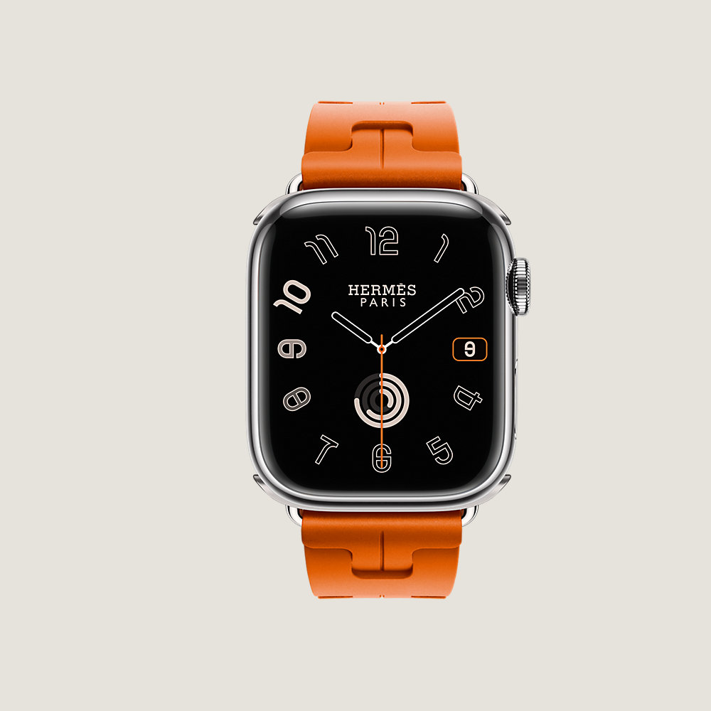 注文割引 watch Apple 新品 #563 エルメス 41㍉銀+エルメスバンド S9 ...